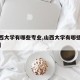 【山西大学有哪些专业,山西大学有哪些专业可选】