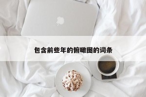 包含前些年的俯瞰图的词条